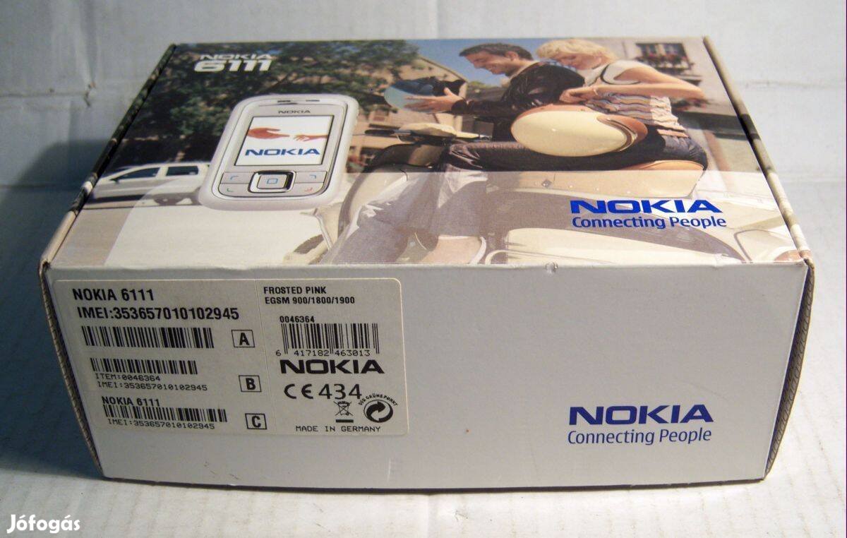 Nokia 6111 2005 Üres Doboz Ver.2 tojástartóval