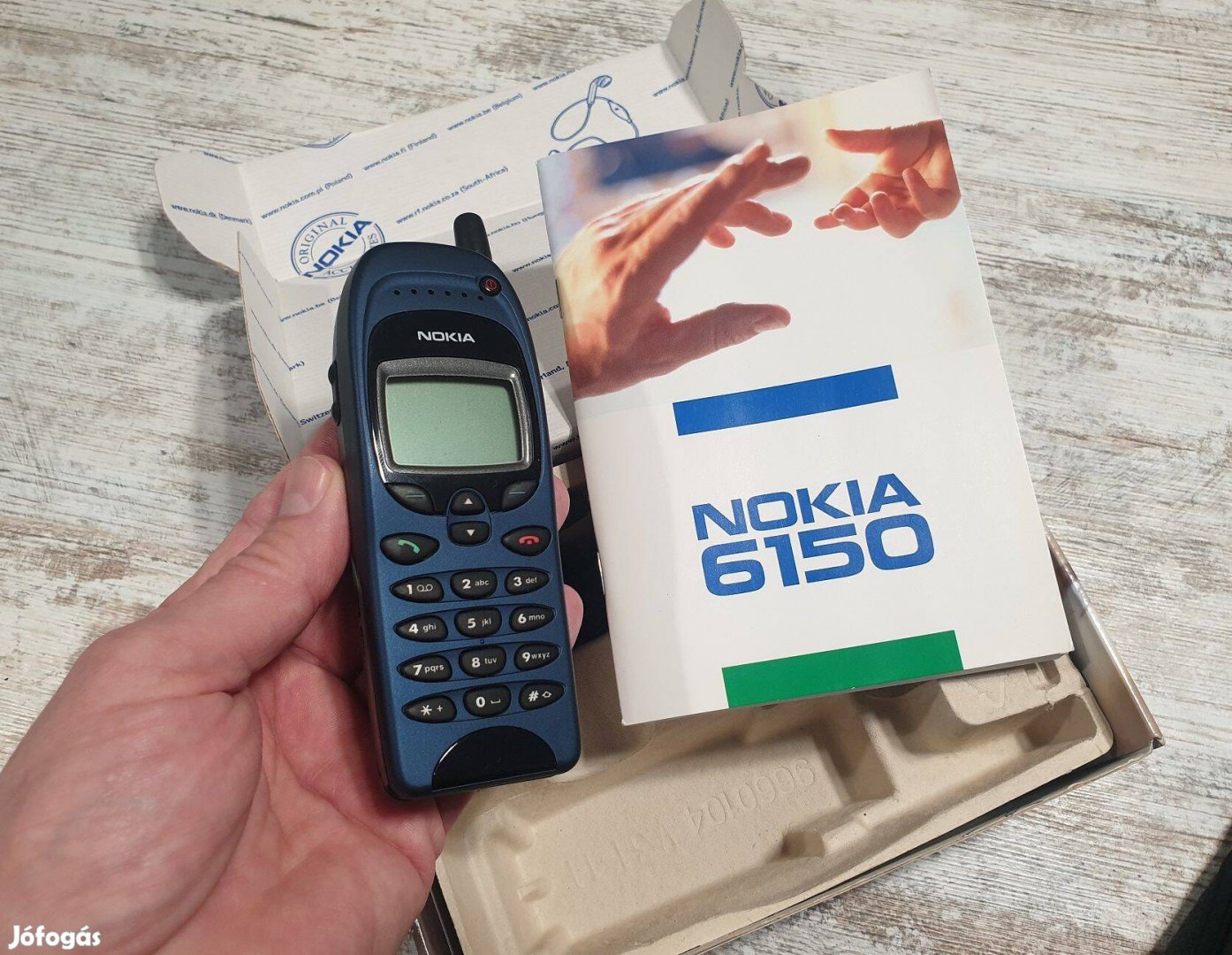 Nokia 6150 kék, gyönyörű gyűjtői állapot, saját imei doboz