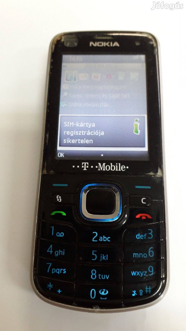 Nokia 6220c (T-Mobile) mobiltelefon szép állapotban eladó