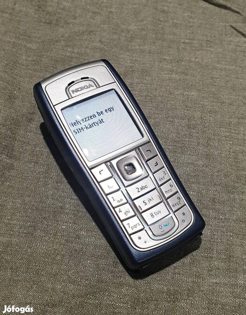 Nokia 6230i telefon függelten magyar nyelvű farmer kék színben