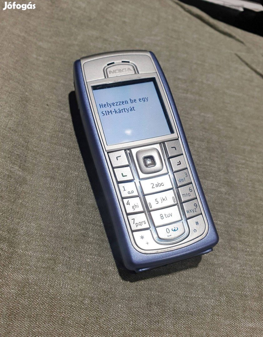 Nokia 6230i telefon függelten magyar nyelvű jég kék színben