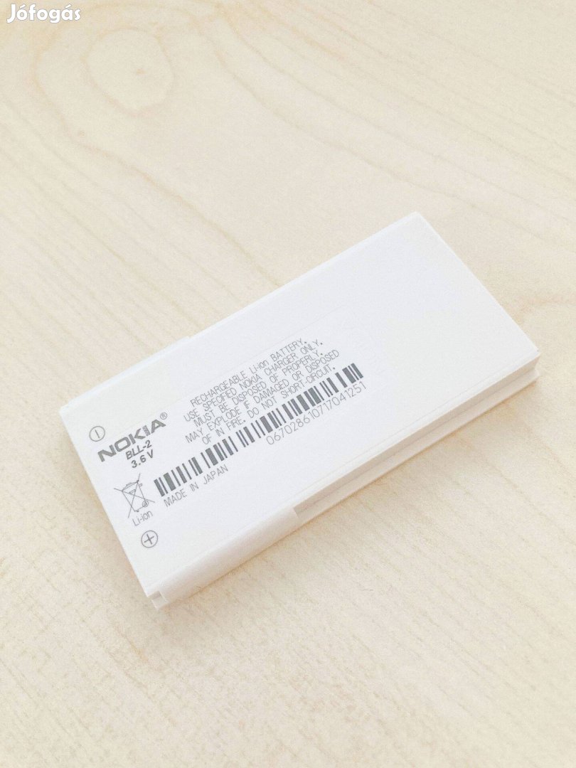 Nokia 6250 - Gyári Eredeti Akkumulátor - BLL-2 - Szép