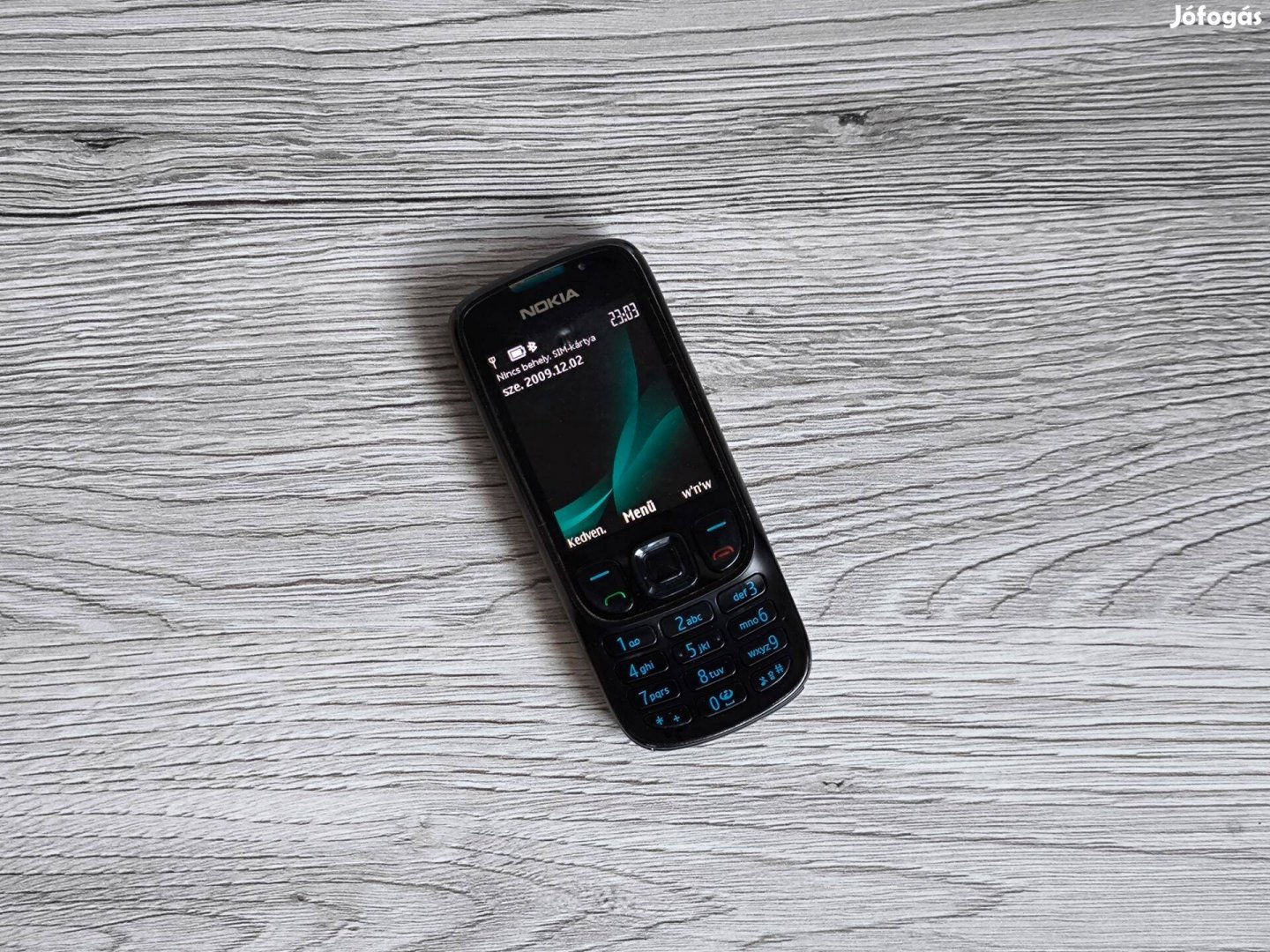 Nokia 6303 , Fekete , magyar nyelvű