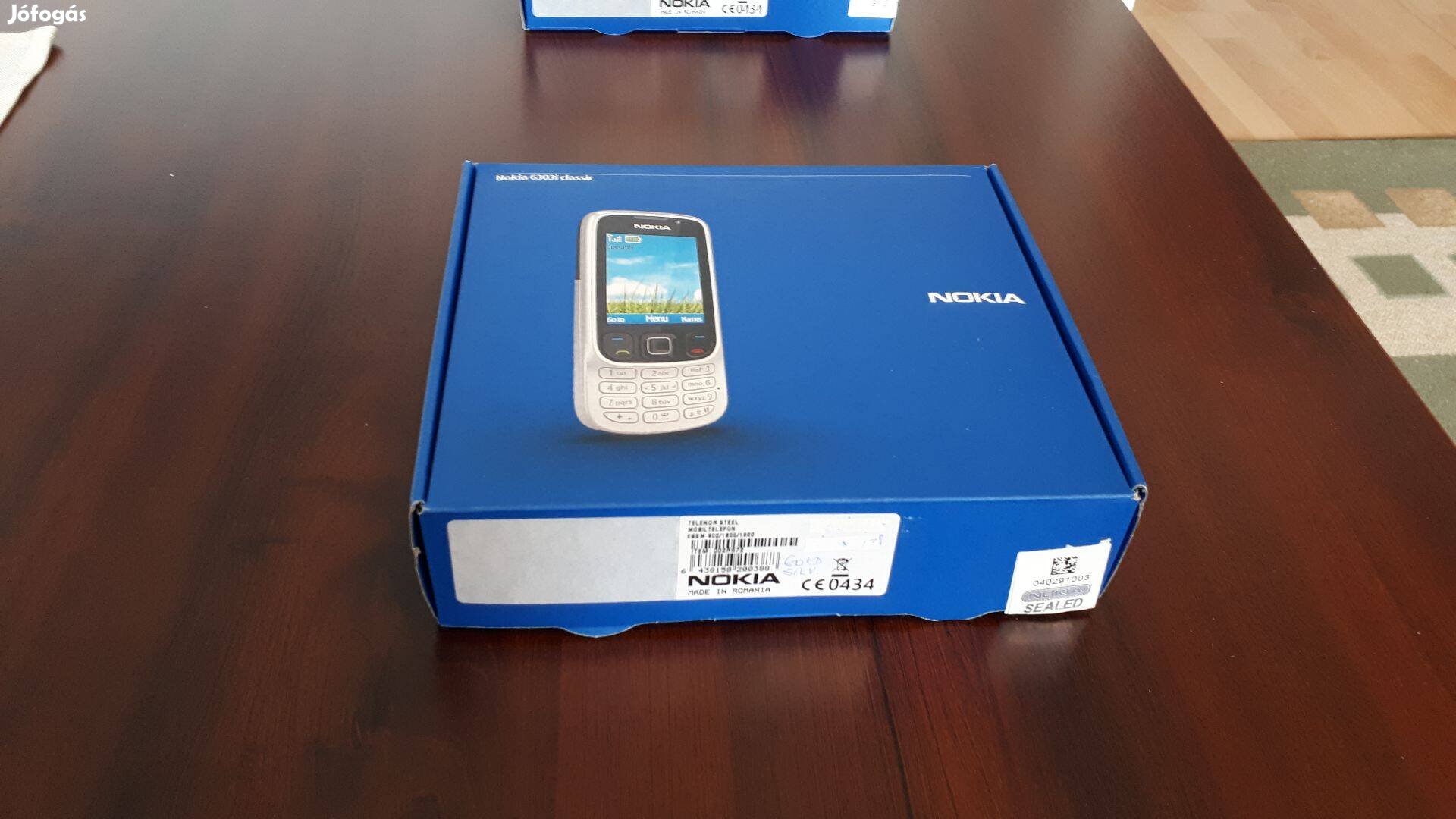 Nokia 6303i ezüst, újszerű