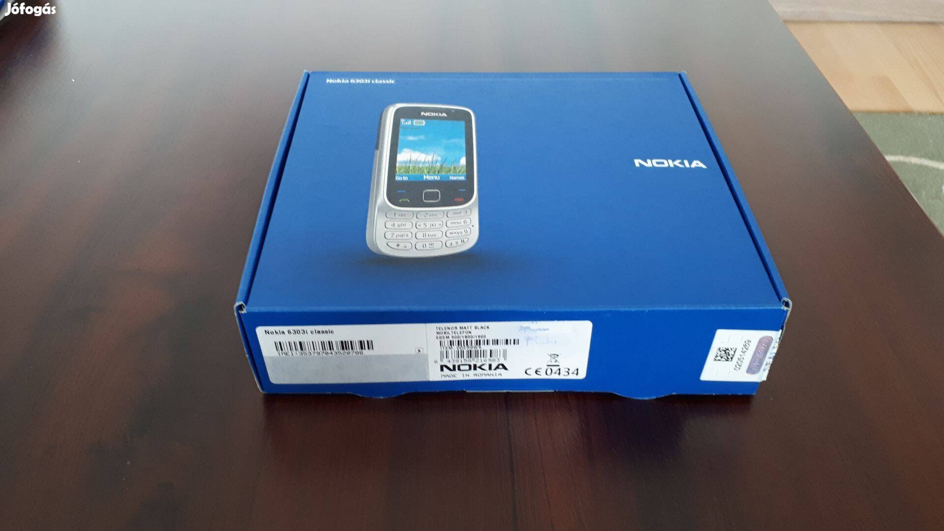 Nokia 6303i fekete, újszerű