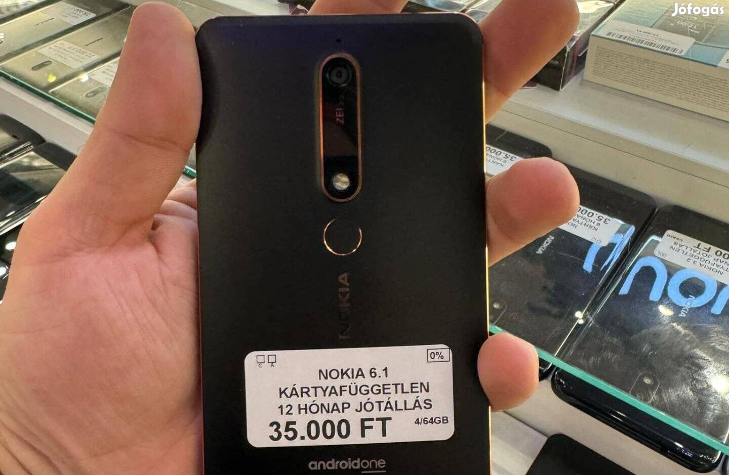 Nokia 6.1 1 év jótállás