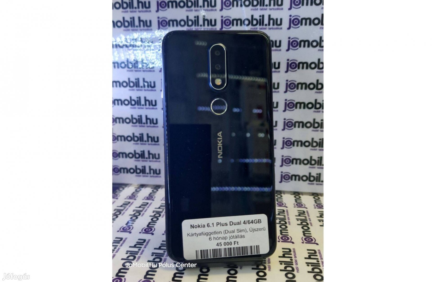 Nokia 6.1 Plus 2018 4/64GB Fekete Független Jótállással