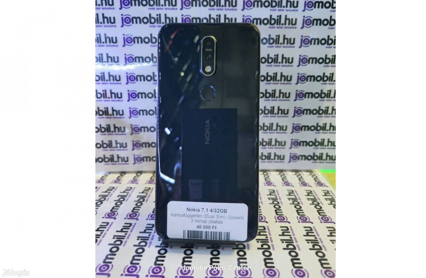 Nokia 7.1 4/32GB Fekete Független Jótállással