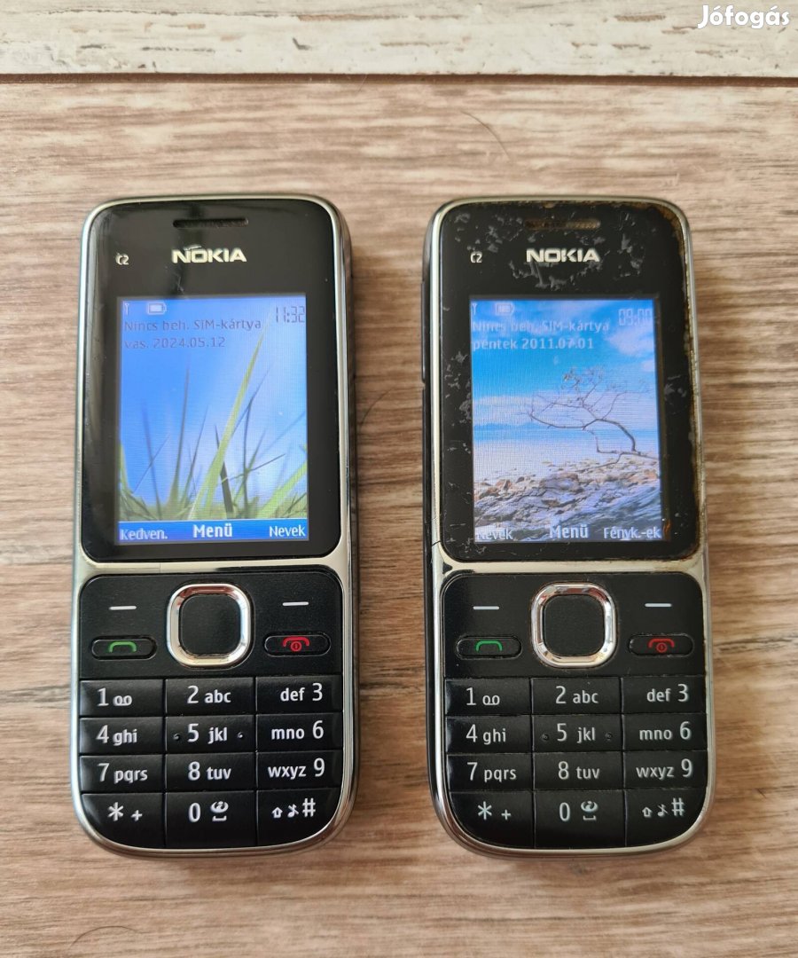 Nokia C2-01 (2db,30-as és 70es függő) eladó!