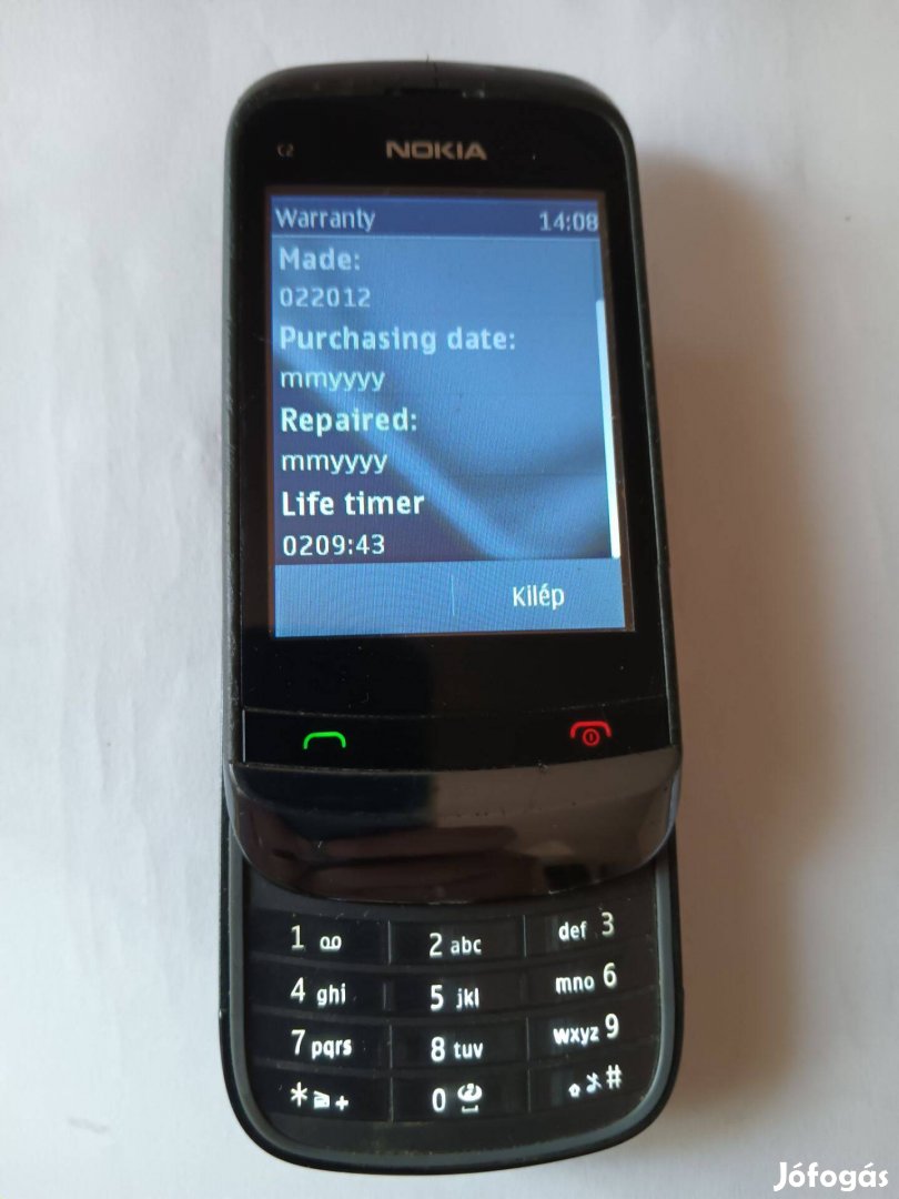 Nokia C2-02 T-Mobile függő mobiltelefon eladó