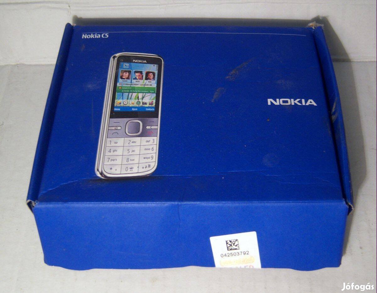 Nokia C5-00 2010 Üres Doboz Ver.1 sérült