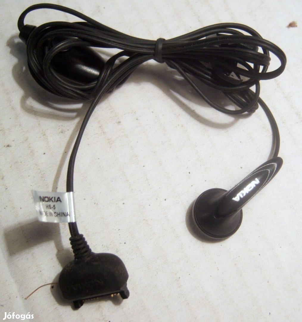 Nokia Headset (HS-5) rendben működik (6kép+típusok)