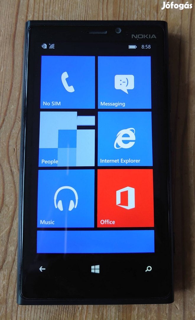 Nokia Lumia 920 vezeték nélküli töltővel eladó 
