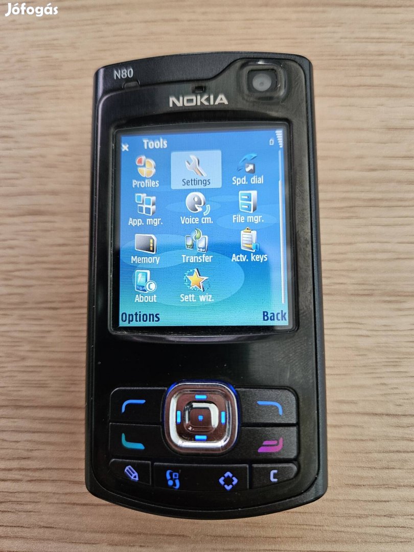 Nokia N80 kiválló állapotban töltőjével