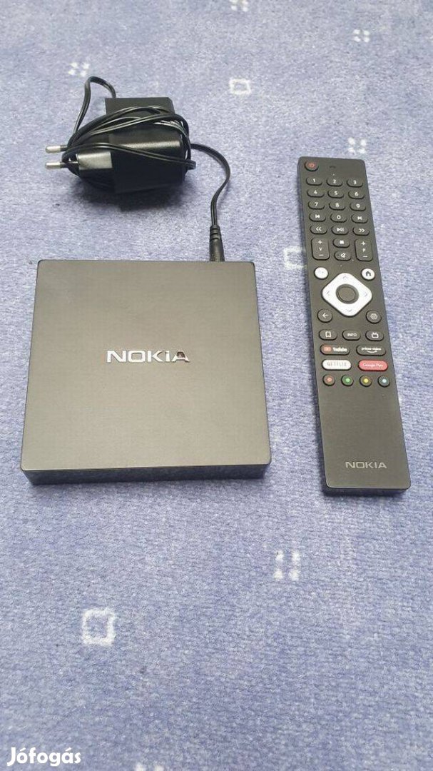 Nokia Streaming Box 8000 Médialejátszó, Android TV 4K, fekete