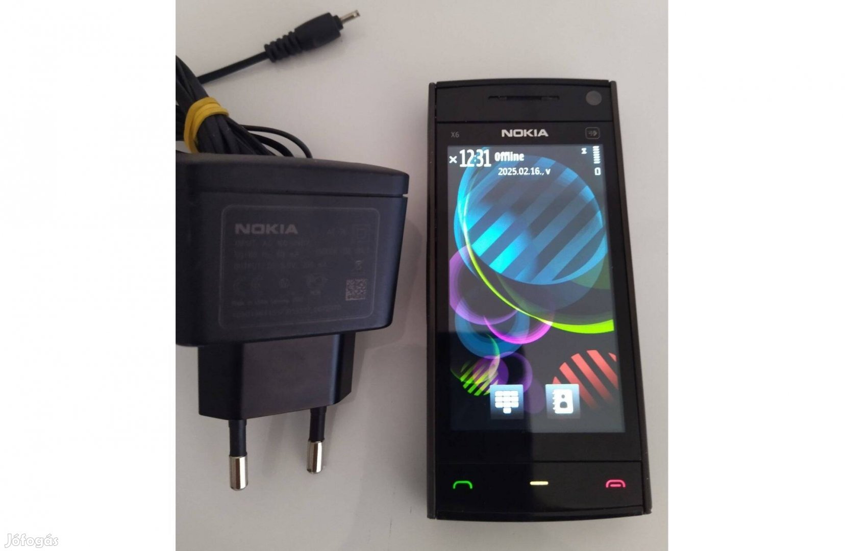 Nokia X6-00 8 Gb mobiltelefon szép állapotú, kártyafüggetlen