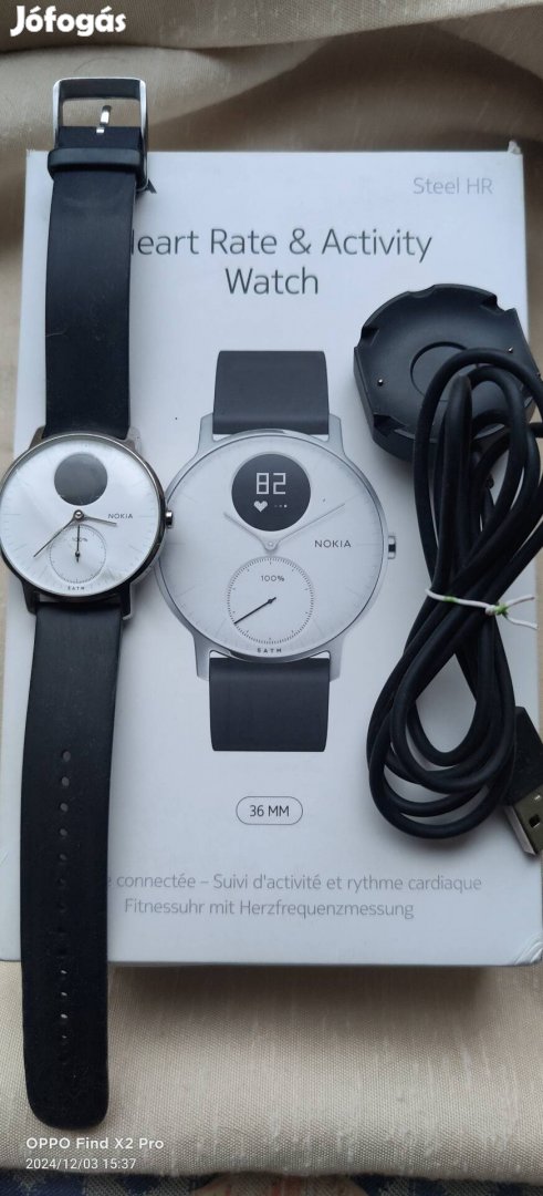 Nokia (Withings) Steel HR okos óra