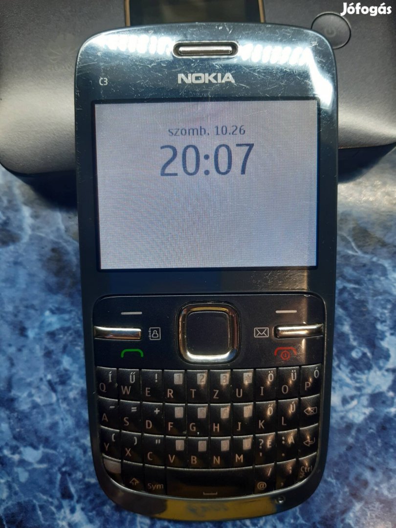 Nokia c3-00 kék színű mobiltelefon