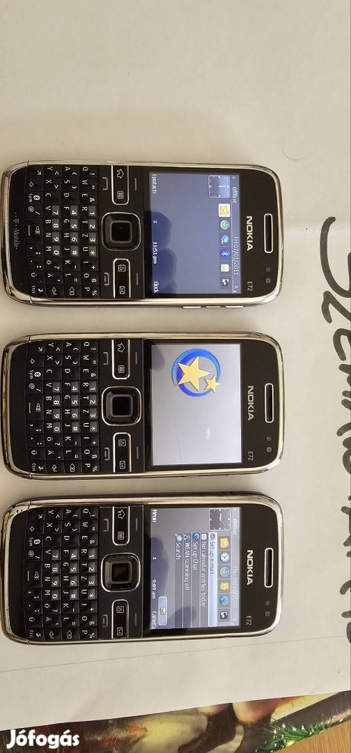 Nokia e72 eladó 3 db