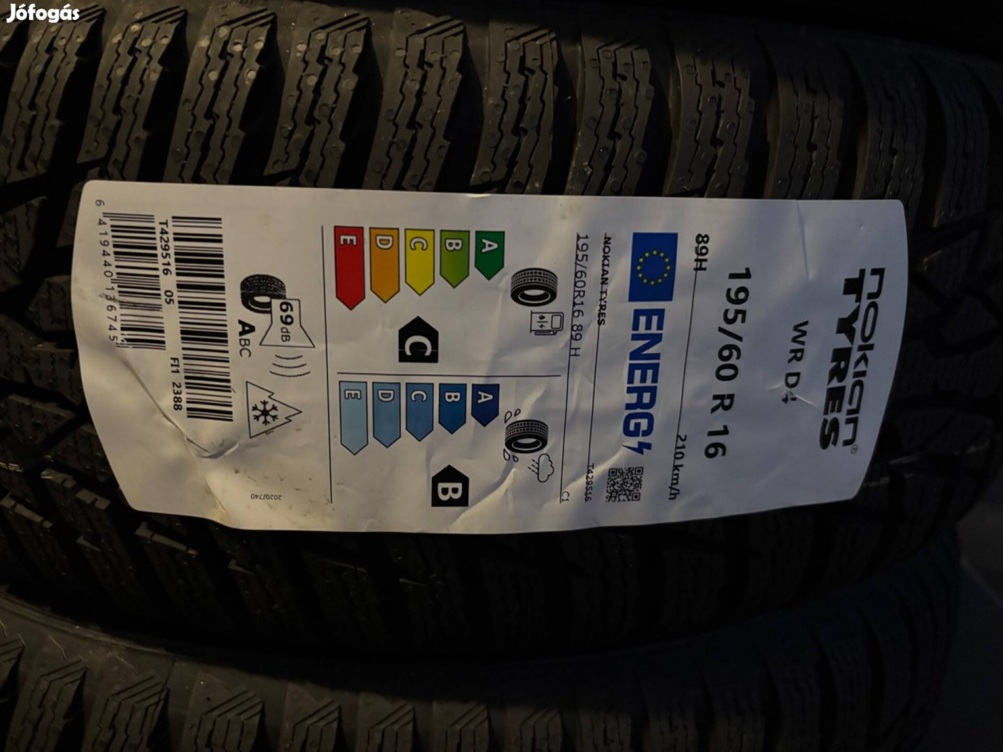 Nokian Wrd4 téligumi új 195/60 R16