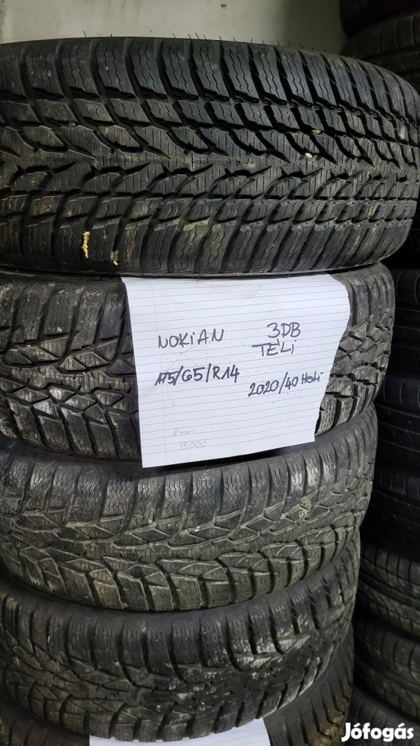 Nokian téli gumi 175 /65R14 eladó.