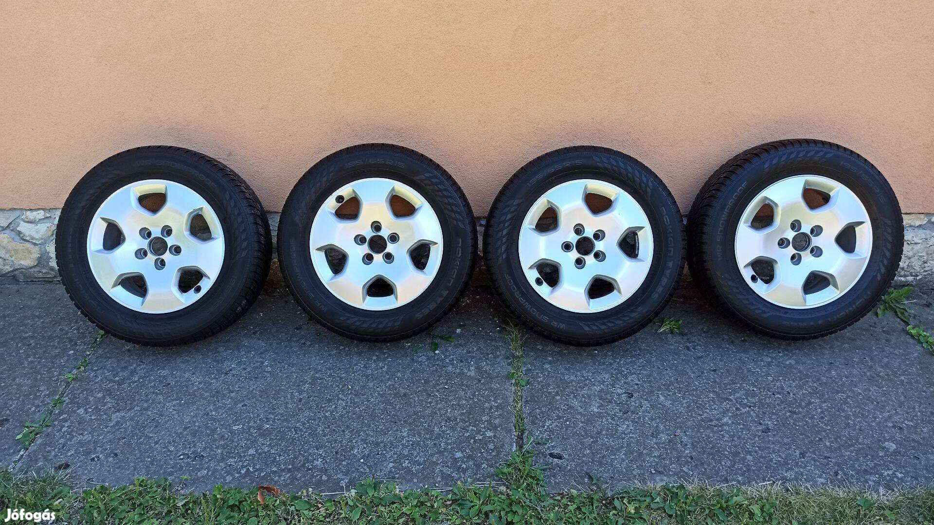 Nokian téligumi 195/65 R15 5x100 alufelnivel