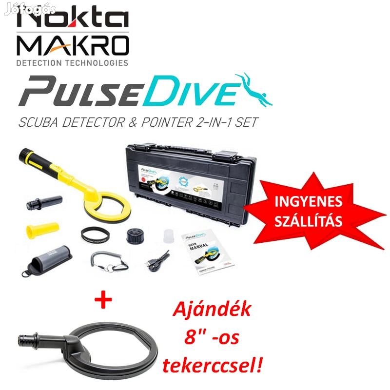 Nokta PulseDive 2 az 1-ben szett - detektor és pinpointer fémkereső +