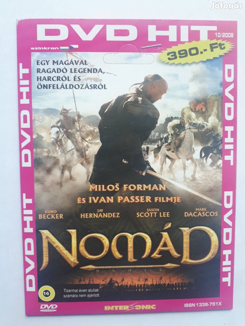 Nomád (Milos Forman filmje) - papírtokos DVD (posta 255 Ft)