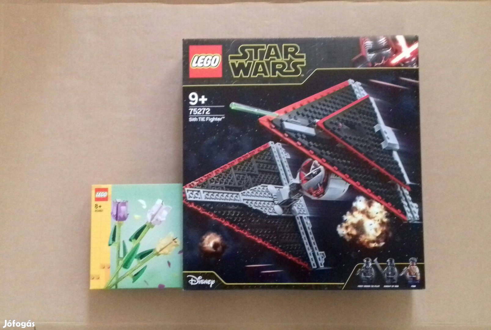 Nőnapra: bontatlan Star Wars LEGO 75272 Sith TIE 40461 Tulipánok Foxár