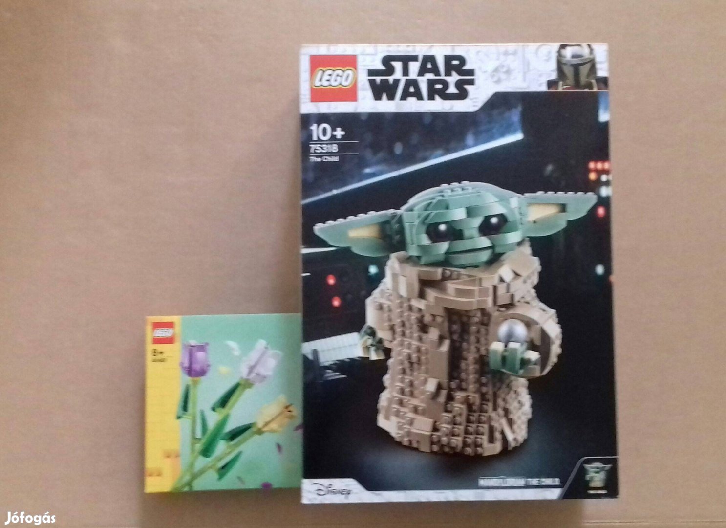 Nőnapra: bontatlan Star Wars LEGO 75318 A Gyermek + 40461 Tulipán Foxá