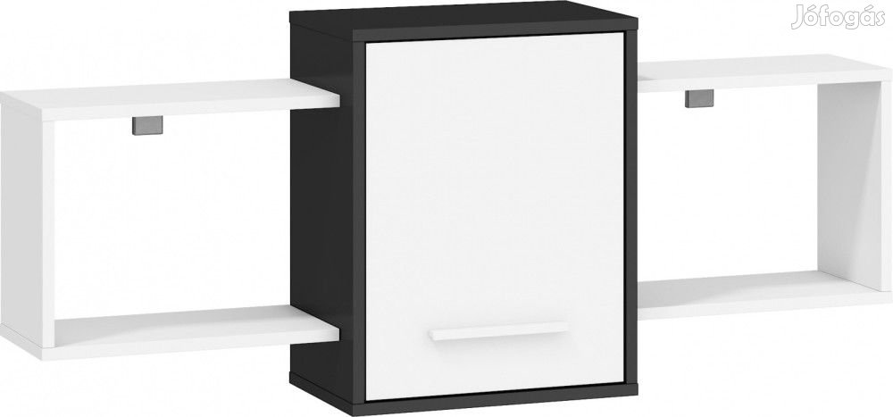 Nor-075 fehér fali polc