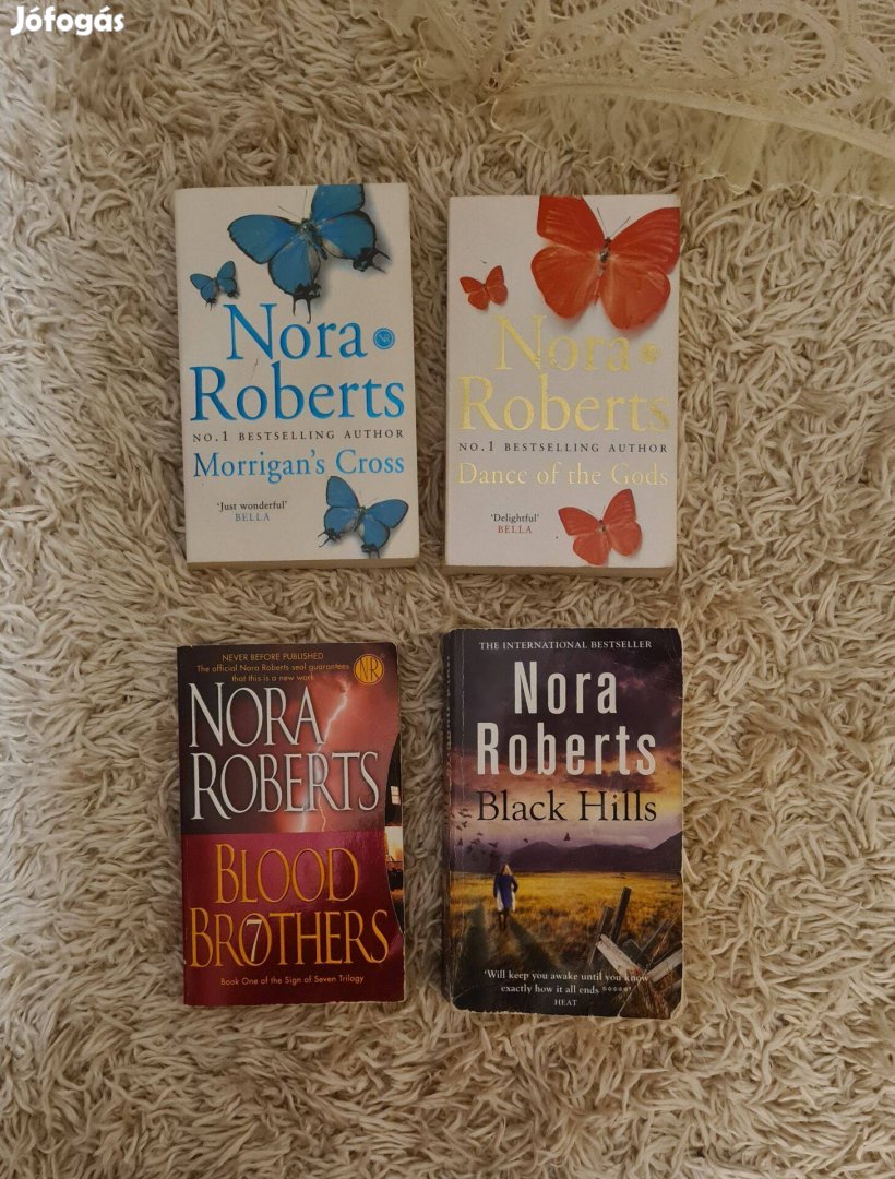 Nora Roberts angol nyelvű könyvek, könyv angolul