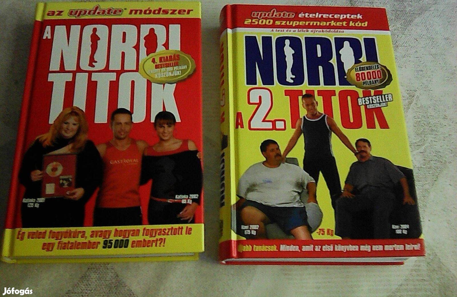 Norbi - Titok, Norbi - Titok 2 könyvek eladók