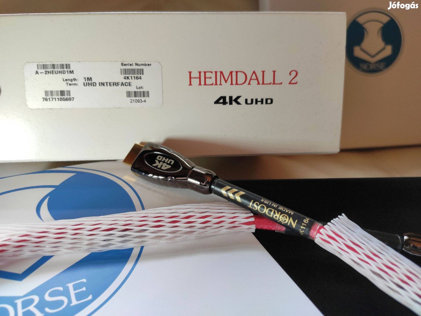 Nordost Heimdall 2 - 4K UHD HDMI kábel, 1 méter