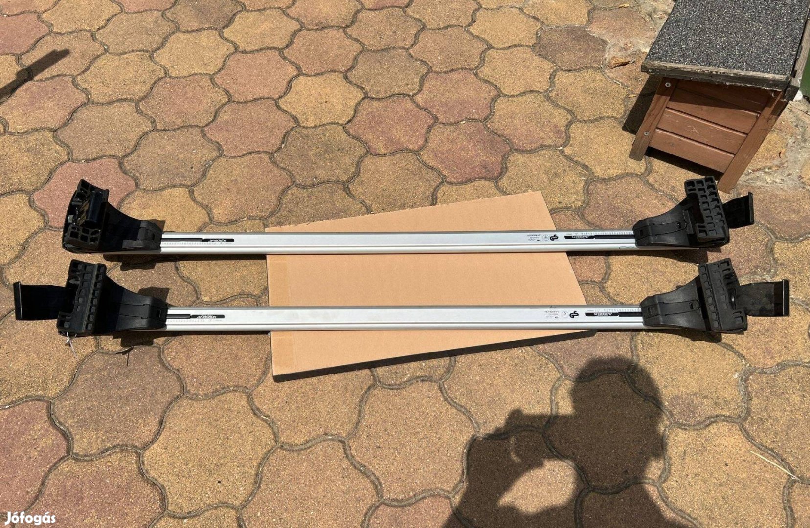 Nordrive Alumia L (127 cm) komplett tetőcsomagtartó szett