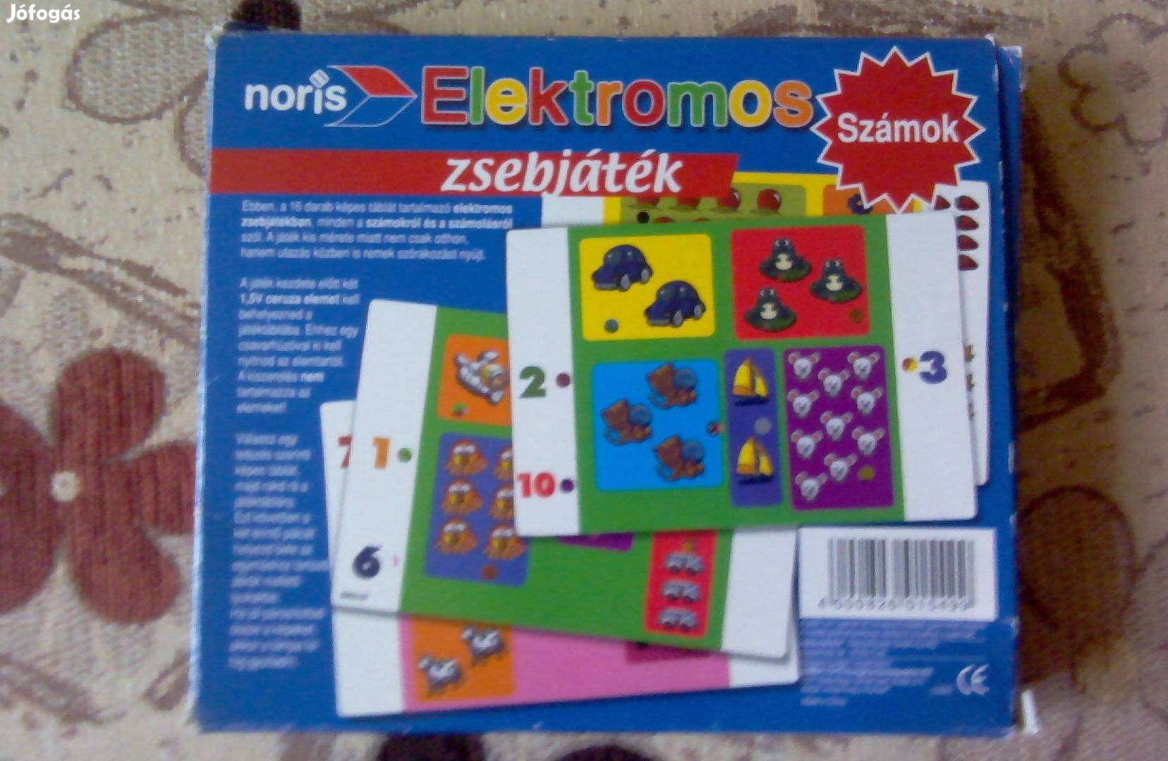 Noris Elektromos Zsebjáték Számok