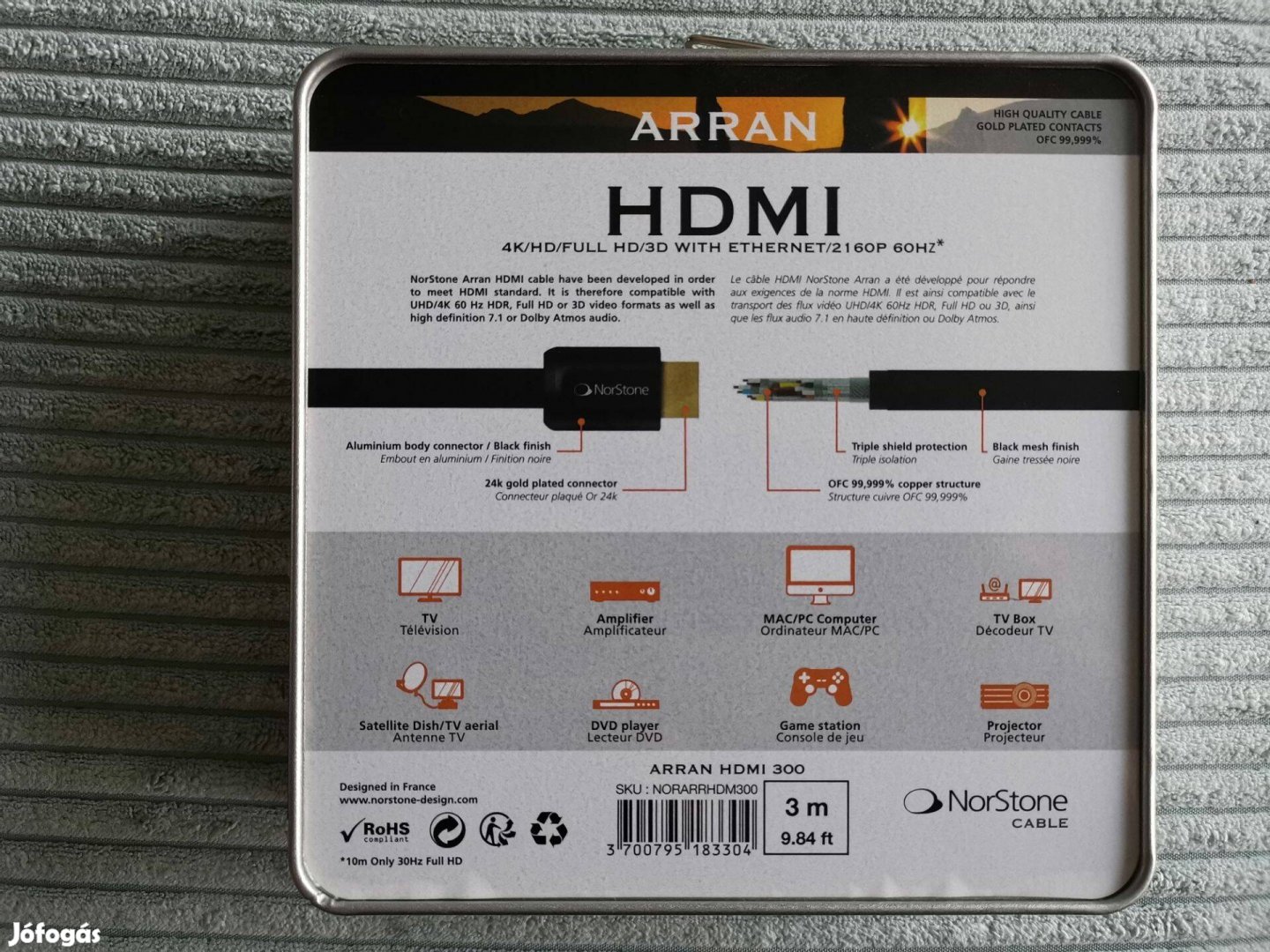 Câble HDMI NORSTONE Arran HDMI 10m