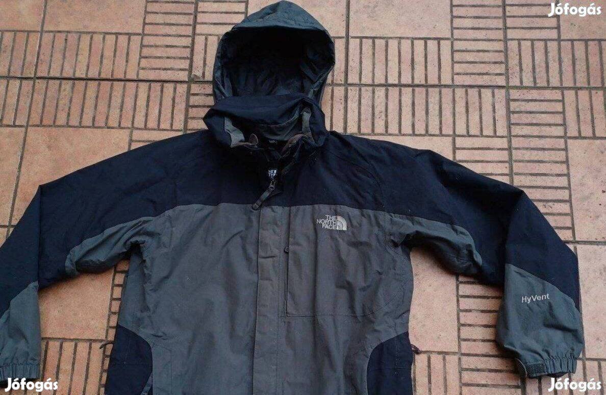 North Face eredeti kapucnis vízálló kabát L XL