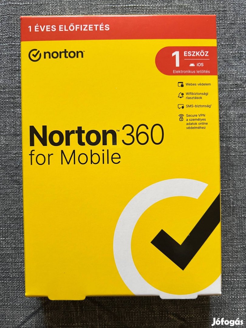 Norton 360 for mobile 1 éves előfizetés 1 eszközre (IOS)