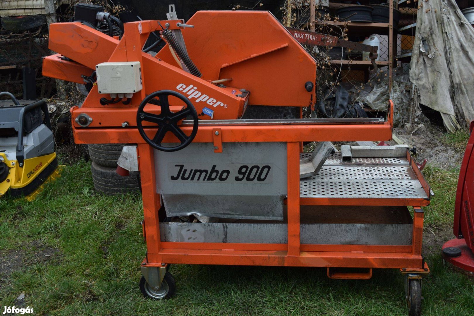 Norton Clipper Jumbo 900 Vizes Téglavágó Vizesvágó Wacker JCB Tégla