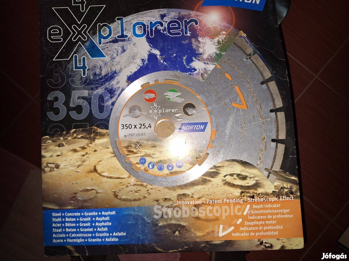 Norton Pro 4X4 Explorer gyémánt vágókorong 350x25,4 mm