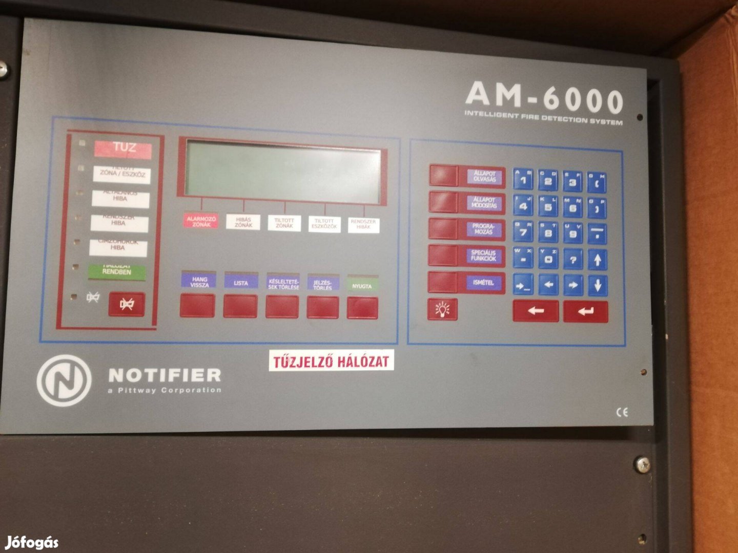 Notifier AM6000 tűzjelző központ 16 hurkos tűzjelző központ