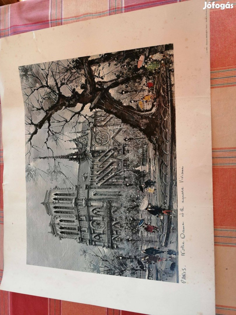 Notre Dame nyomat 1975 Paris