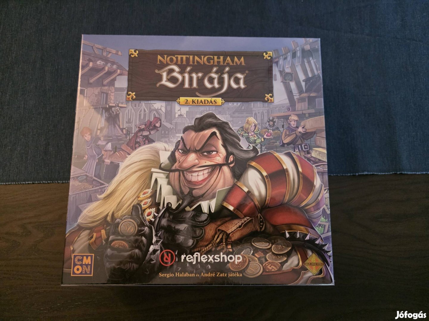 Nottingham Bírája 2. kiadás bontatlan társasjáték