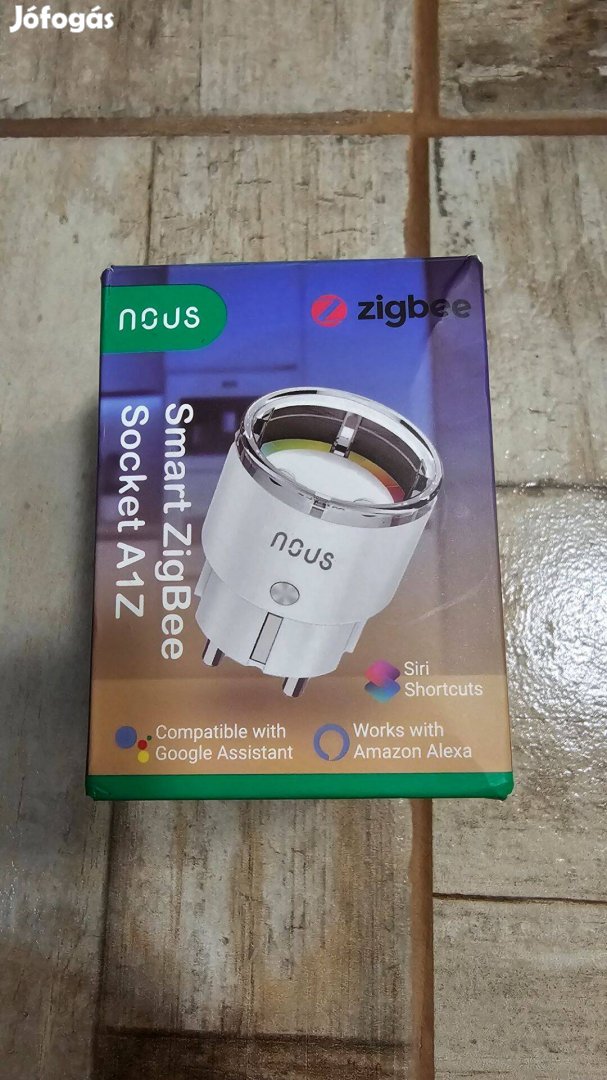 Nous A1Z Zigbee okoskonnektor, fogyasztásméréssel
