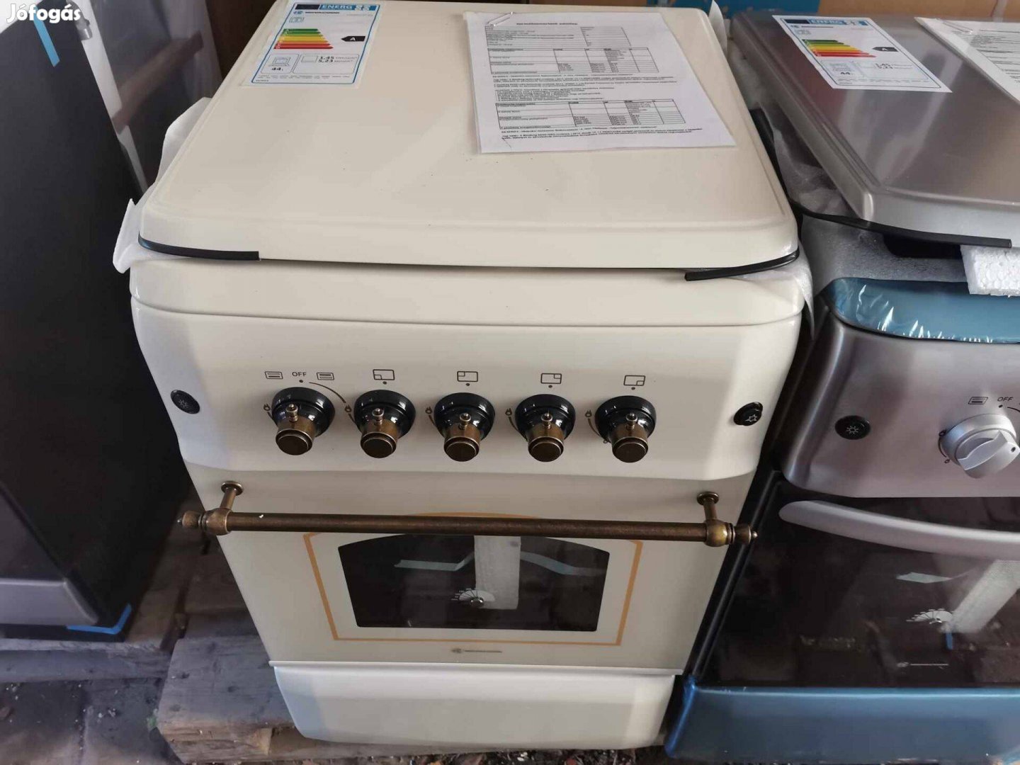 Novacook retro gáztűzhely 2 év garanciával Áruhitelre is