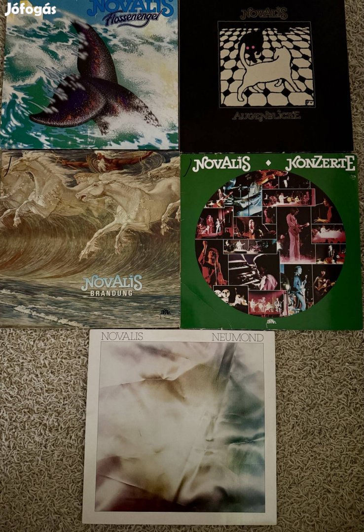 Novalis prog rock vinyl -ek bakelit lemez