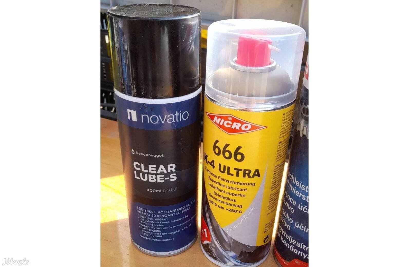 Novatio clear luble-s 400 ml zsír olaj spray kenő olajzó