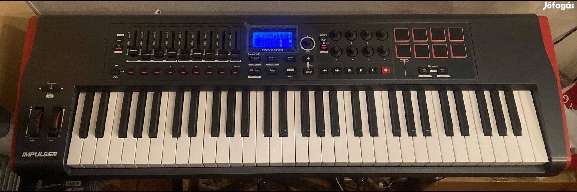 Novation Impulse 61 MIDI kontroller