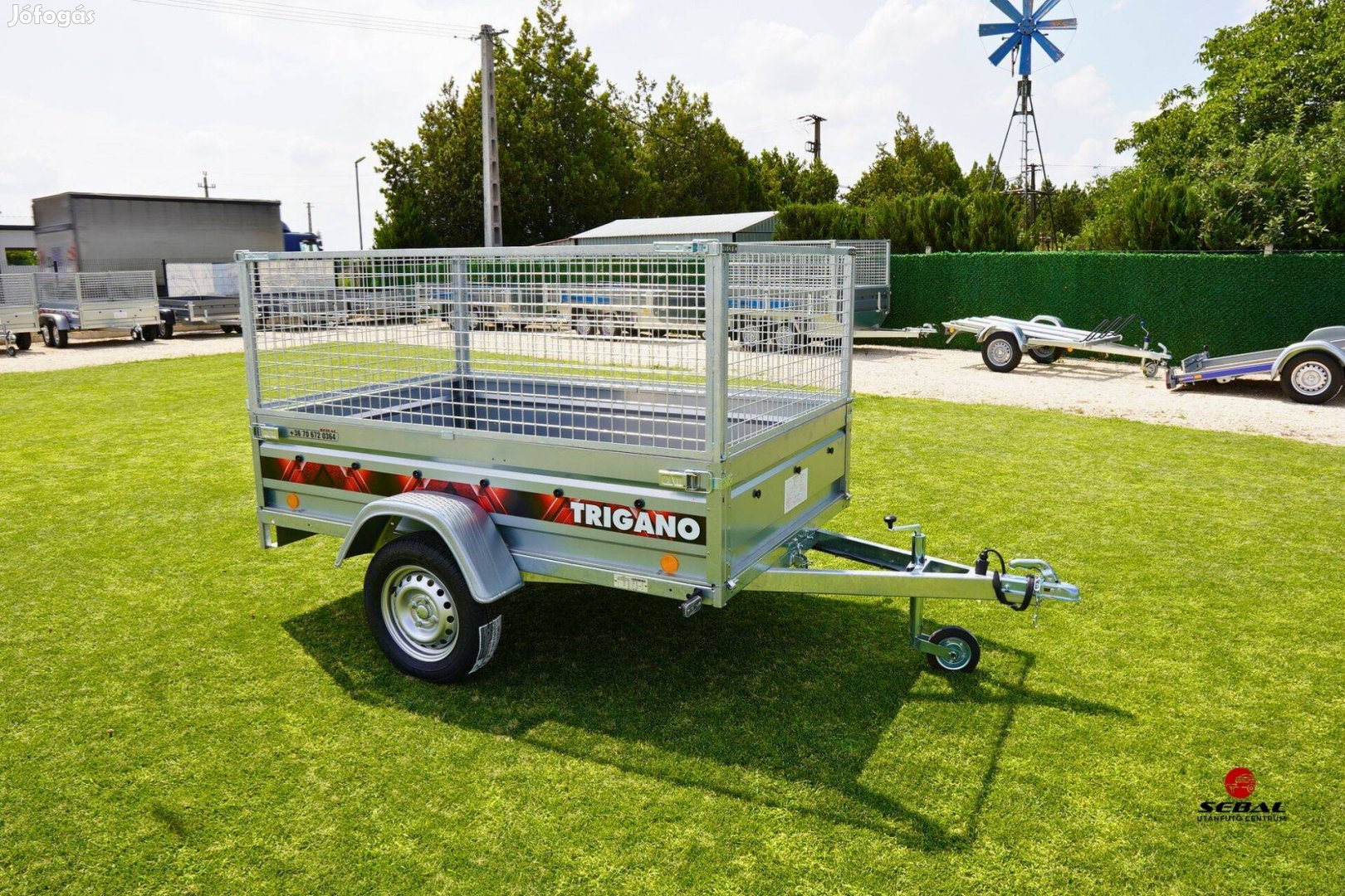 Novemberi Akció - új rácsos 205cm-es utánfutó rendszámmal Polgáron